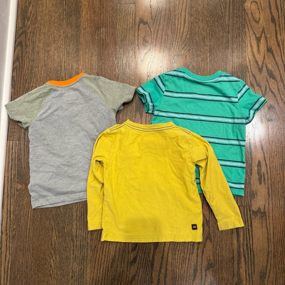 Tea Collection Cat & Jack Toddler Boy 2T Shirt Bundle Lot Spring Cotton TRex‎ - Picture 8 of 8